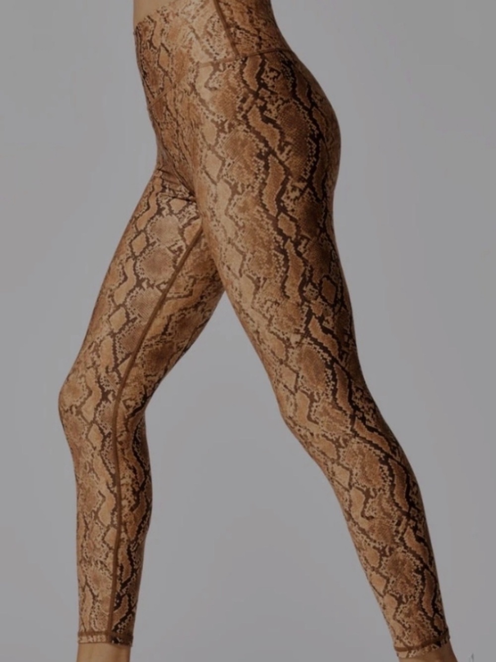 Carbon38 Snake-Print Leggings high waist small